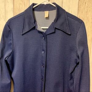 Vintage 1970s Polka Dot Top